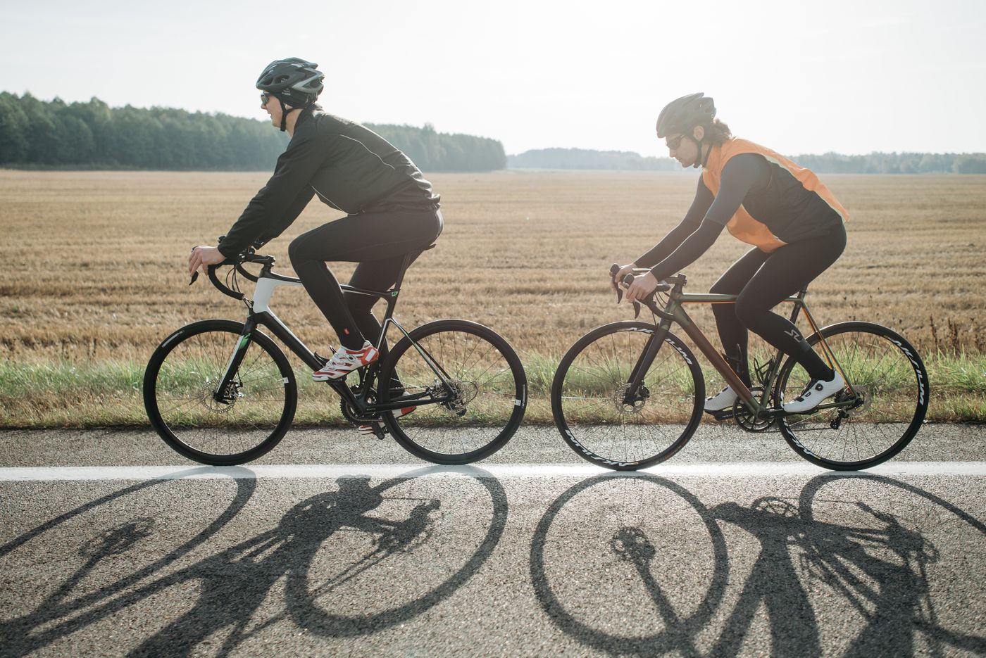 Gravel bicycle on mixed terrain